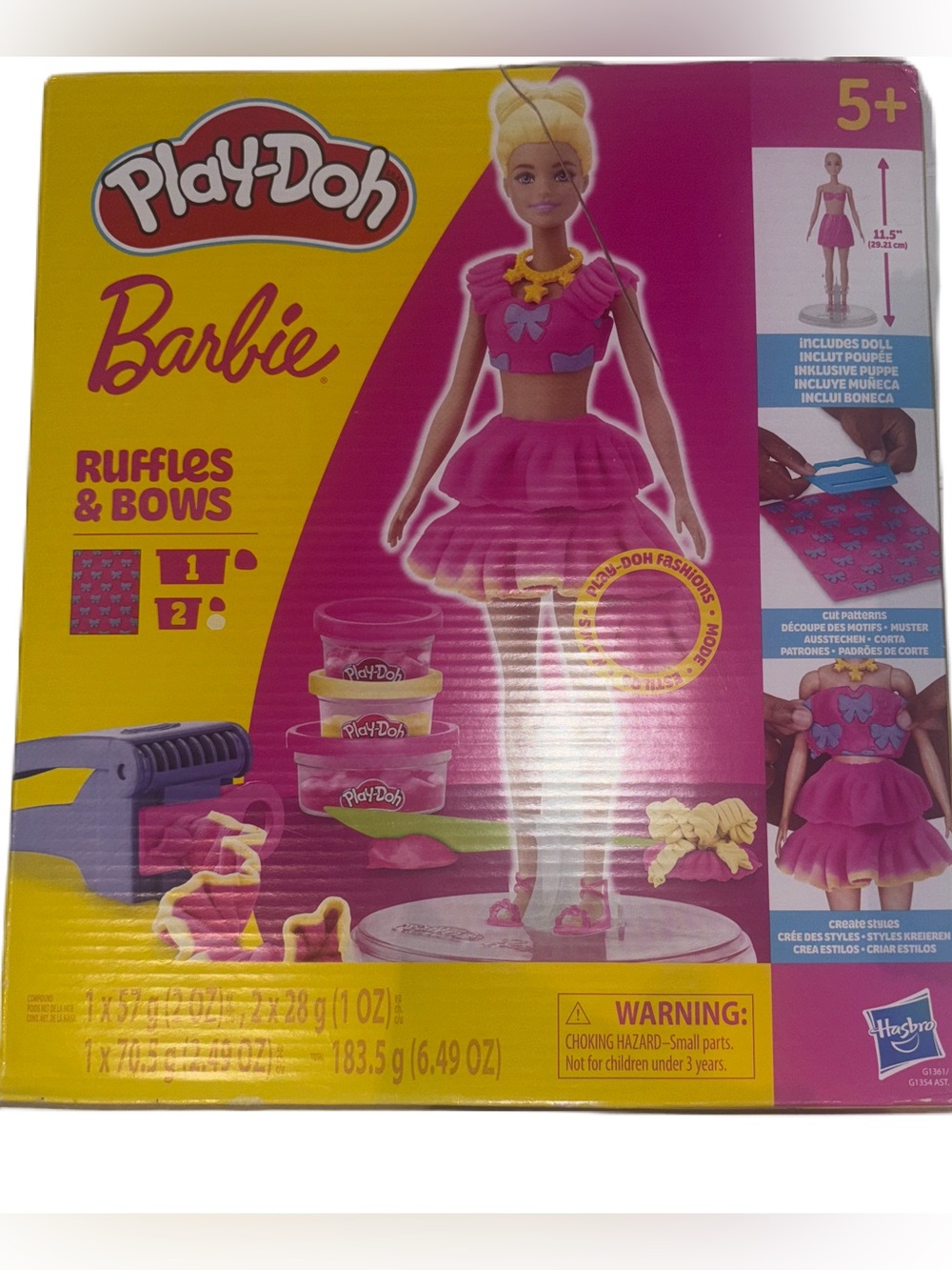 Play-Doh Barbie Ruffles & Bows Playset Pink